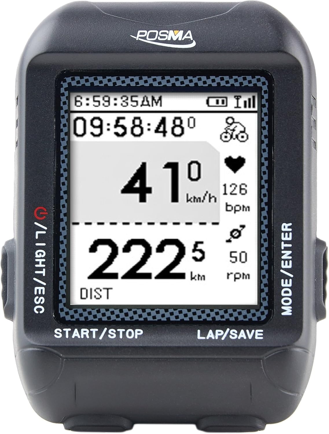 Posma D2 GPS sans fil vélo de route, ordinateur, indicateur de vitesse