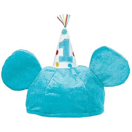 Amazon Com Amscan 1st Birthday Mickey Mouse Fabric Hat Party
