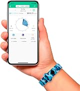 Tikkers Series 1 Kids Activity Tracker Blue Camo Silicone Strap TKS01-0003 view 4