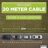 STATUS 4 Socket Cable Reel 20m Green 13A Heavy Duty Outdoor Extension Lead view 4