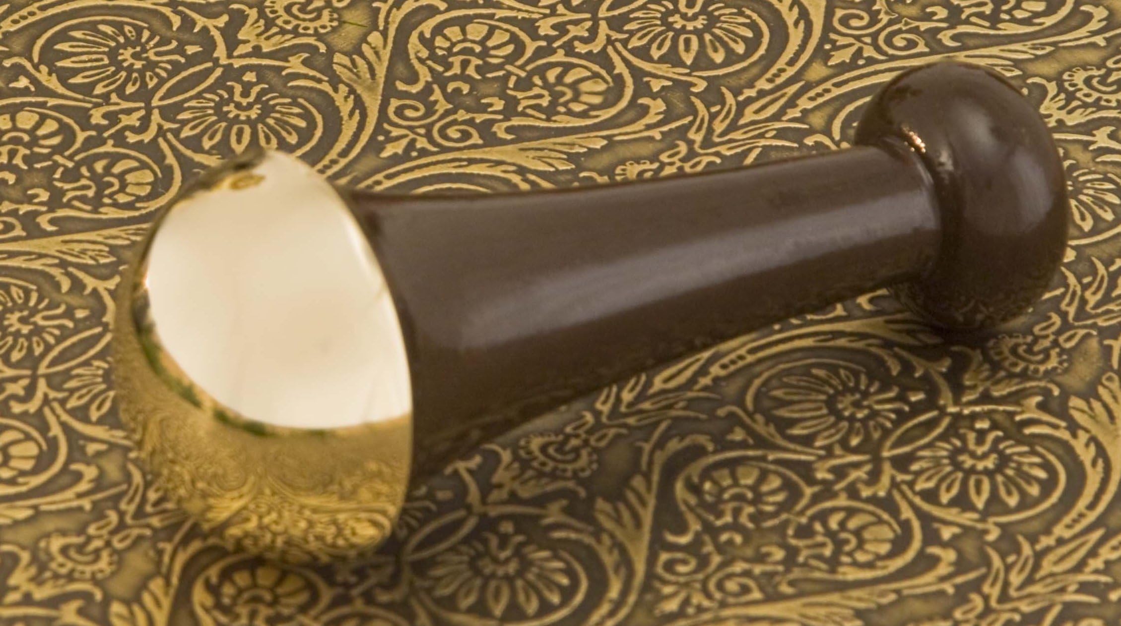 Small Kansa Wand - 3 metal Foot and Face Wand for Detox & Relaxation