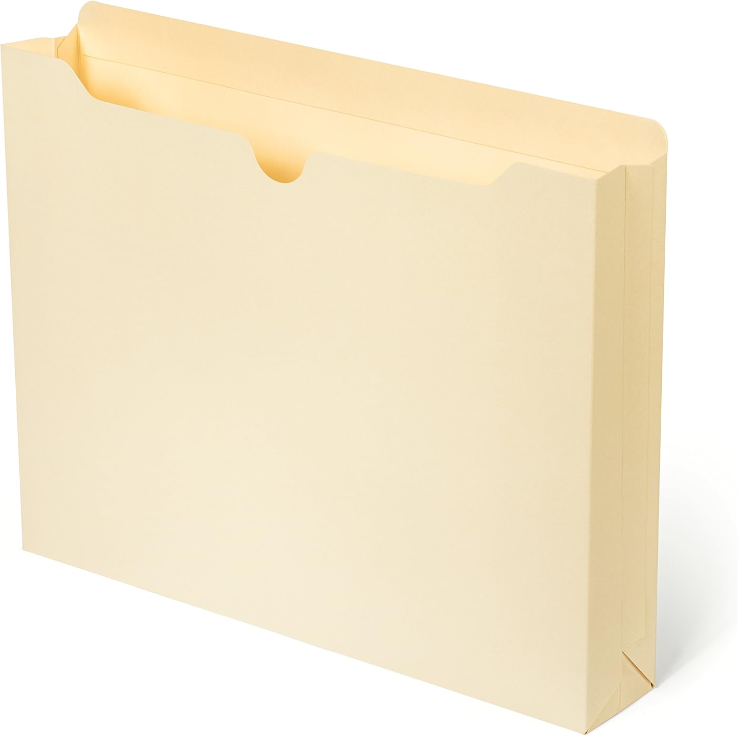 Blue Summit Supplies 2 Inch Manila File Jacket, 50 Folders, Reinforced Straight Cut Tab, Heavy Duty 2 Inch Expansion Pocket, Letter Size, 50 Pack: Home & Kitchen