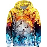 Batantec Boys Girls 3D Graphic Hoodie Pullover, Novelty Unisex Hooded Sweatshirt, Casual Long Sleeve Hoodies for Kids Teen