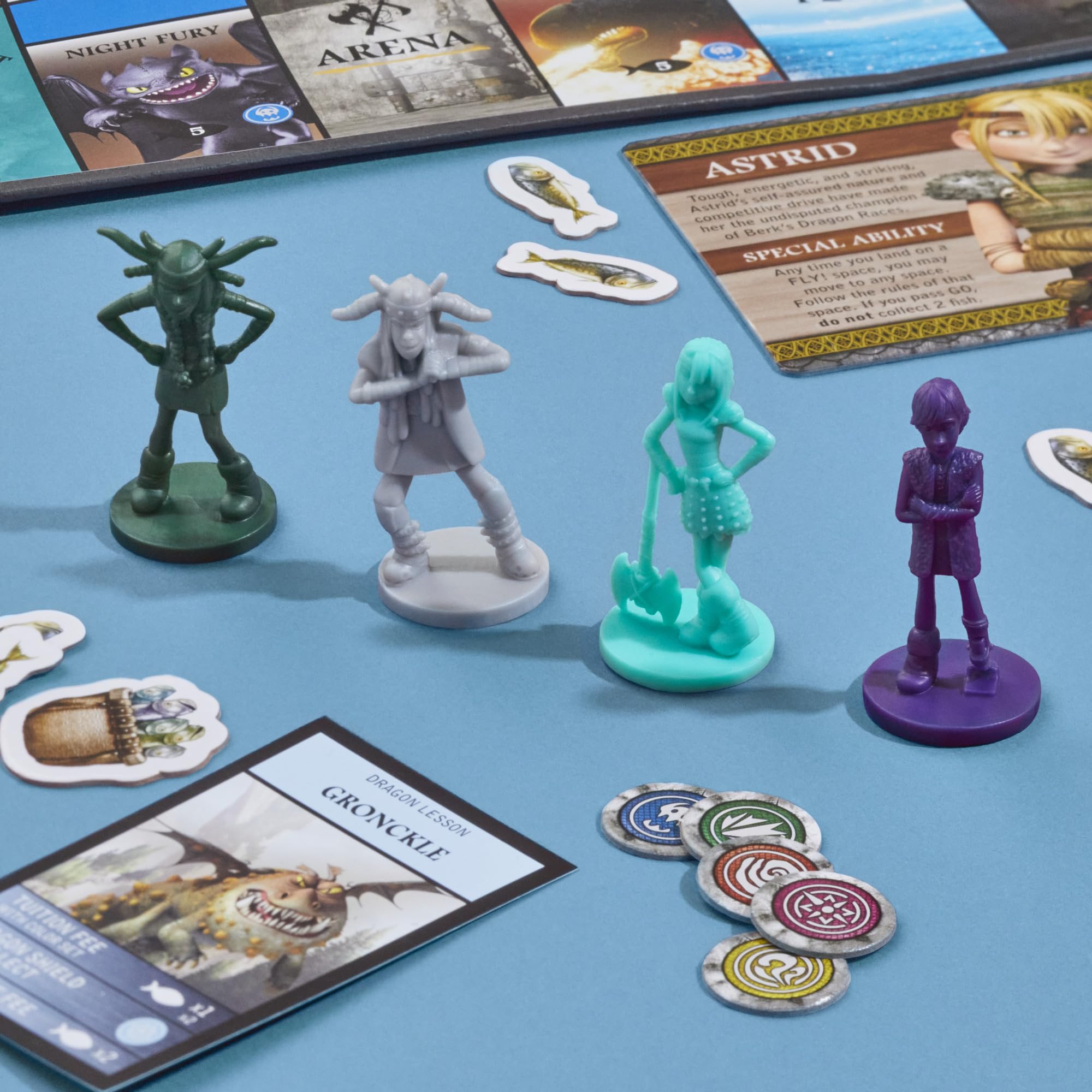 Monopoly DreamWorks How to Train Your Dragon Edition Board Game | Ages 8+ | 2 to 4 Players | 45 Mins. | Fun Family Games for Kids, Teens & Adults (Amazon Exclusive)