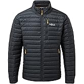 Rab Men's Microlight Jacket - 700-Fill Down Hooded Puffer Coat for Hiking, Climbing, & Skiing