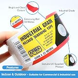 ArmaKit Hazard Tape 50mm x 33m Red/White Diagonal High Visibility view 3