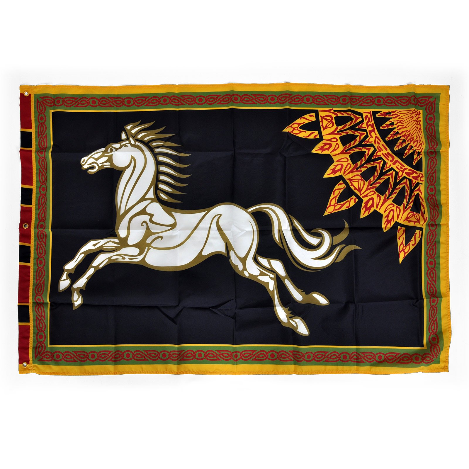 DREAMWORKS TROLLS - The Lord Of The Rings Rohan Flag - Gold - 34.5 x 56 - Decorative, Fan Display
