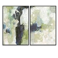 SIGNWIN 2 Piece Framed Canvas Wall Art Minimalism Abstract Style Canvas Prints Home Artwork Decoration for Living Room,Bedroom - 16