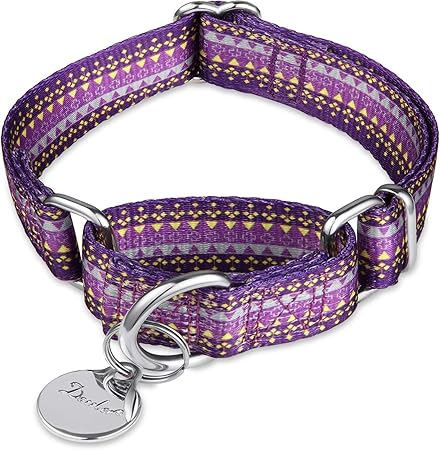 dark purple dog collar