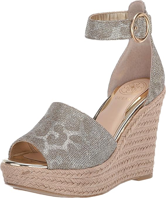 guess treacy wedge sandal