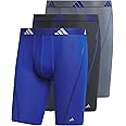 adidas Men's Performance Mesh Long Boxer Brief Underwear (3-Pack), for Active Sport and All Day Comfort