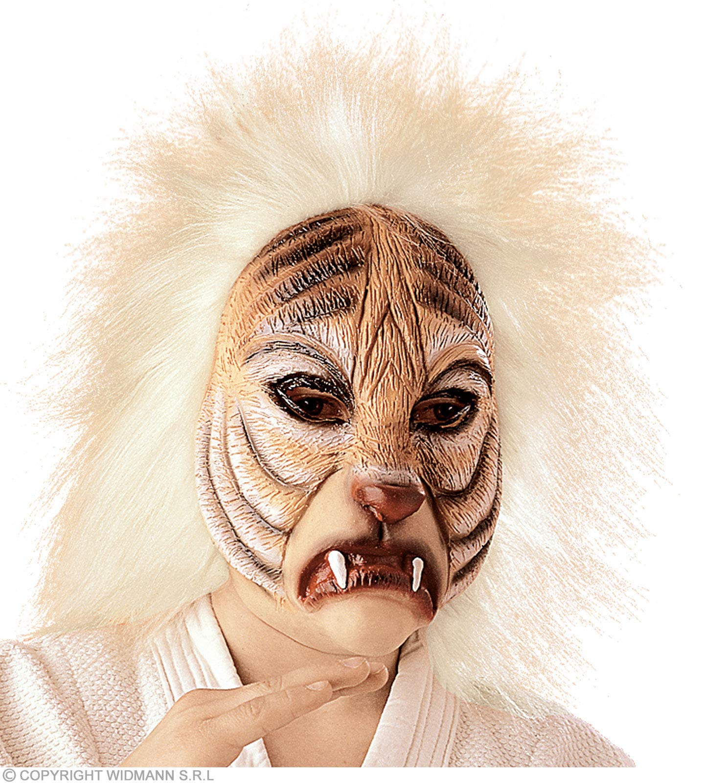 Tiger Mask With Plush Hair Tiger Masks Eyemasks & Disguises for Masquerade Fancy Dress Costume Accessory