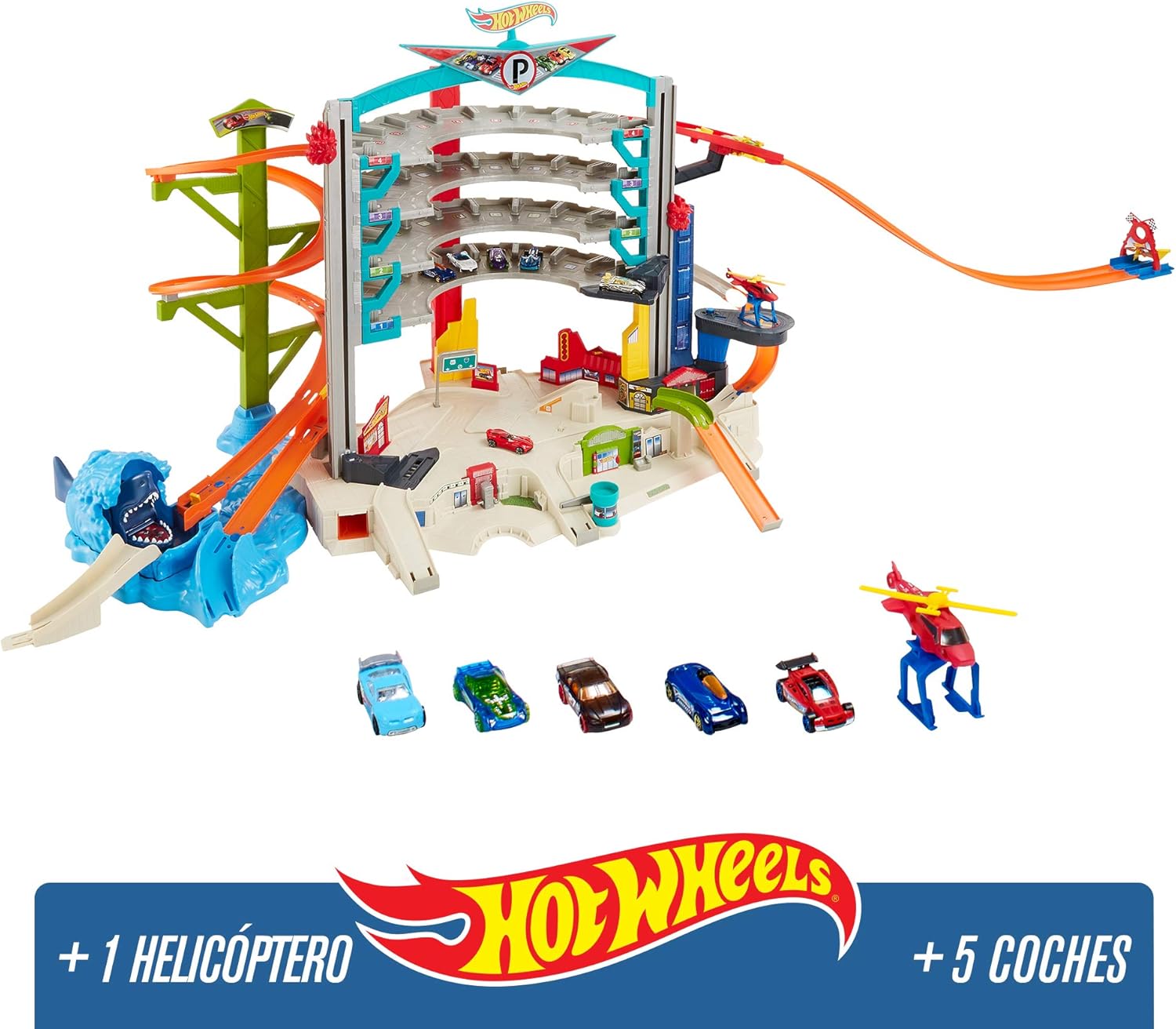 megagaraje hot wheels alcampo