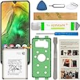 Galaxy A50 Battery, 4000mAh EB-BA505ABU Battery for Samsung Galaxy A50 SM-A505, Galaxy A20 SM-A205, Galaxy A30 SM-A305, Galaxy A30s SM-A307 Replacement EB-BA505ABN w/Tools + Installation Instruction