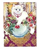 Punch Studio Kitten Vase Pocket Notepad