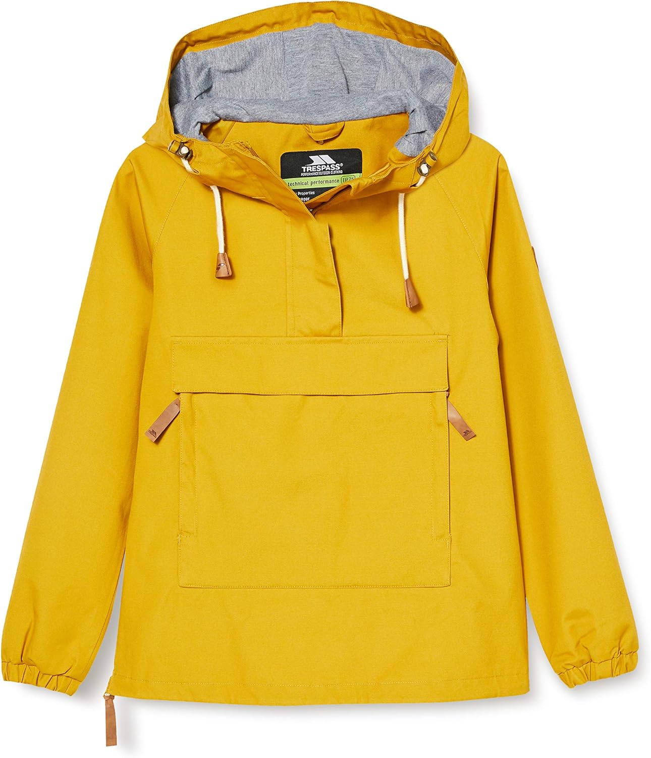 Trespass Women's Entirely Kangaroo Waterproof Rain Jacket With