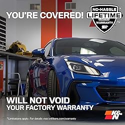 K&N Cold Air Intake System: High-Flow Air