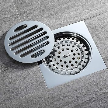Cover Square Shower Drain Hair Catcher 