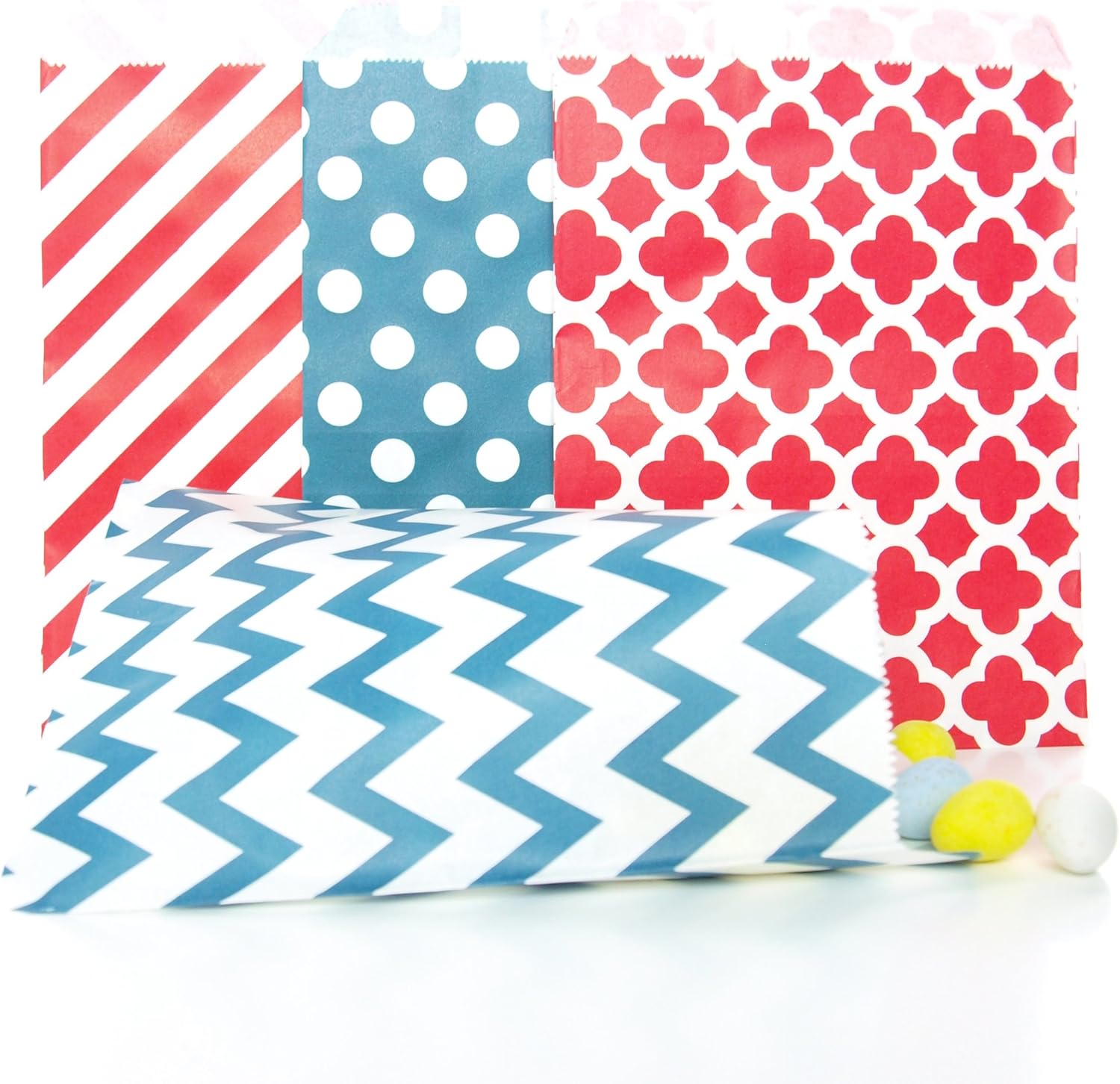 pic July 4Th Gift Bags 4th of july party favor bags red white blue candy bag 100 pack usa patriotic party supplies memorial day party gift bags independence day
