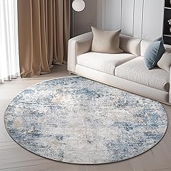 jinchan Round Rug 6ft Area Rug Indoor Modern Circle