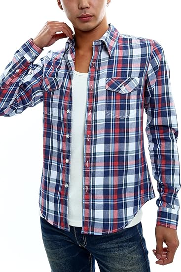 Amazon インプローブス Imp 長袖 7分袖 七分袖 チェックシャツ チェック シャツ シャツ 通販