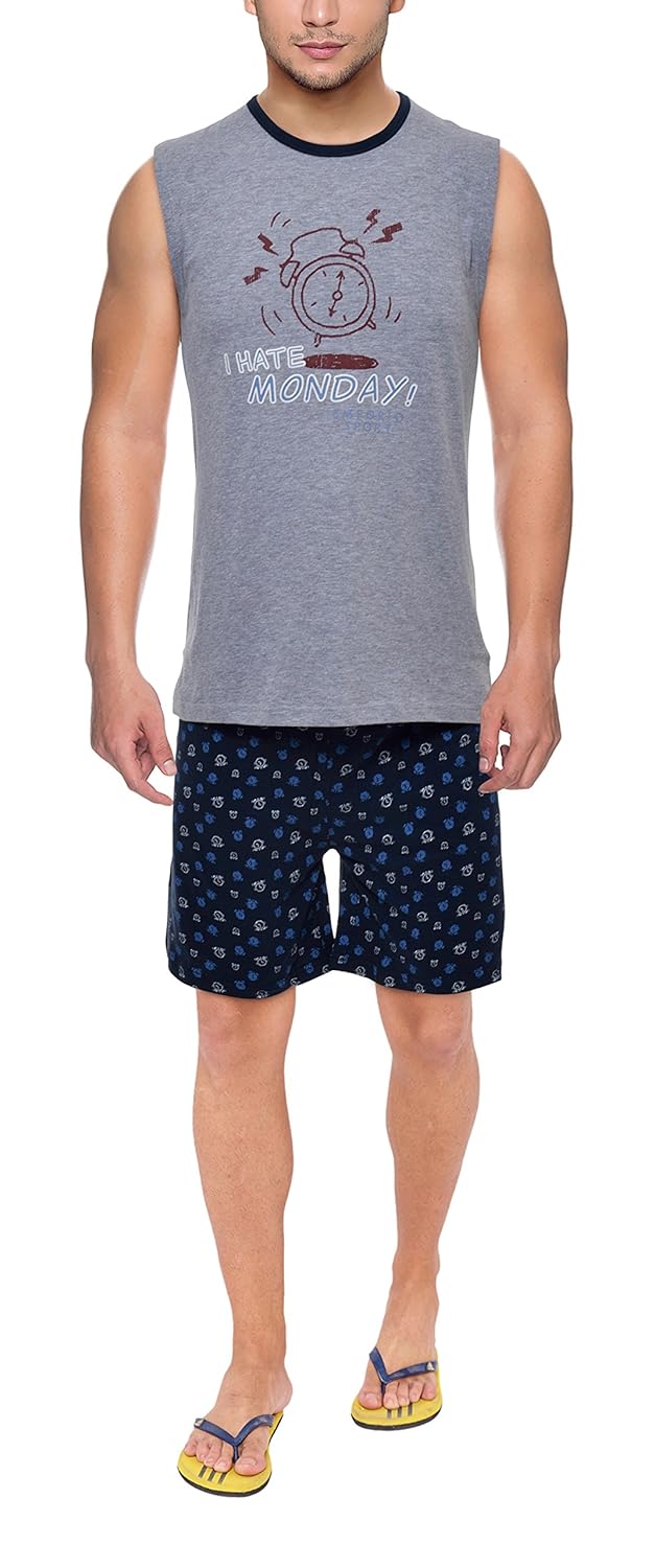 irge men's lounge short & t-shirt