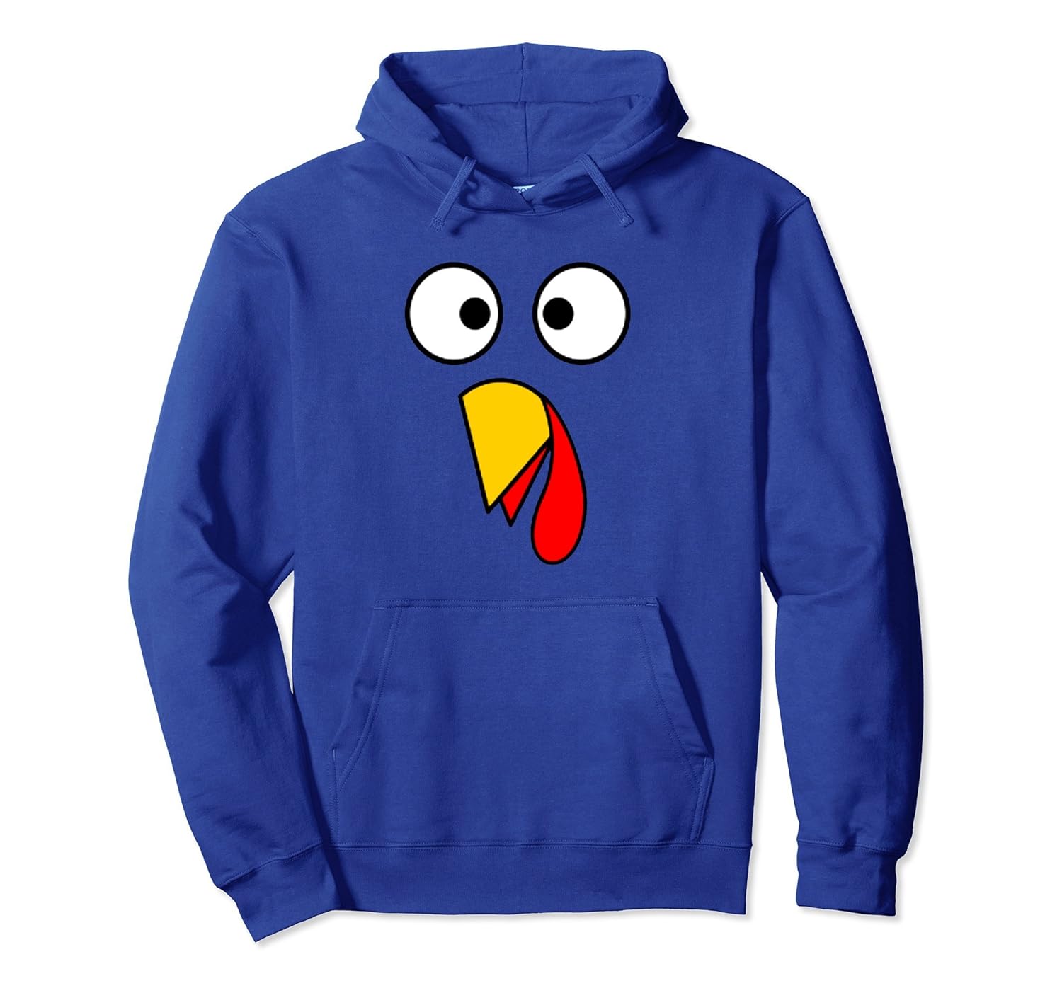 Thanksgiving Turkey Face Shirt Halloween Costume Hoodie-ANZ