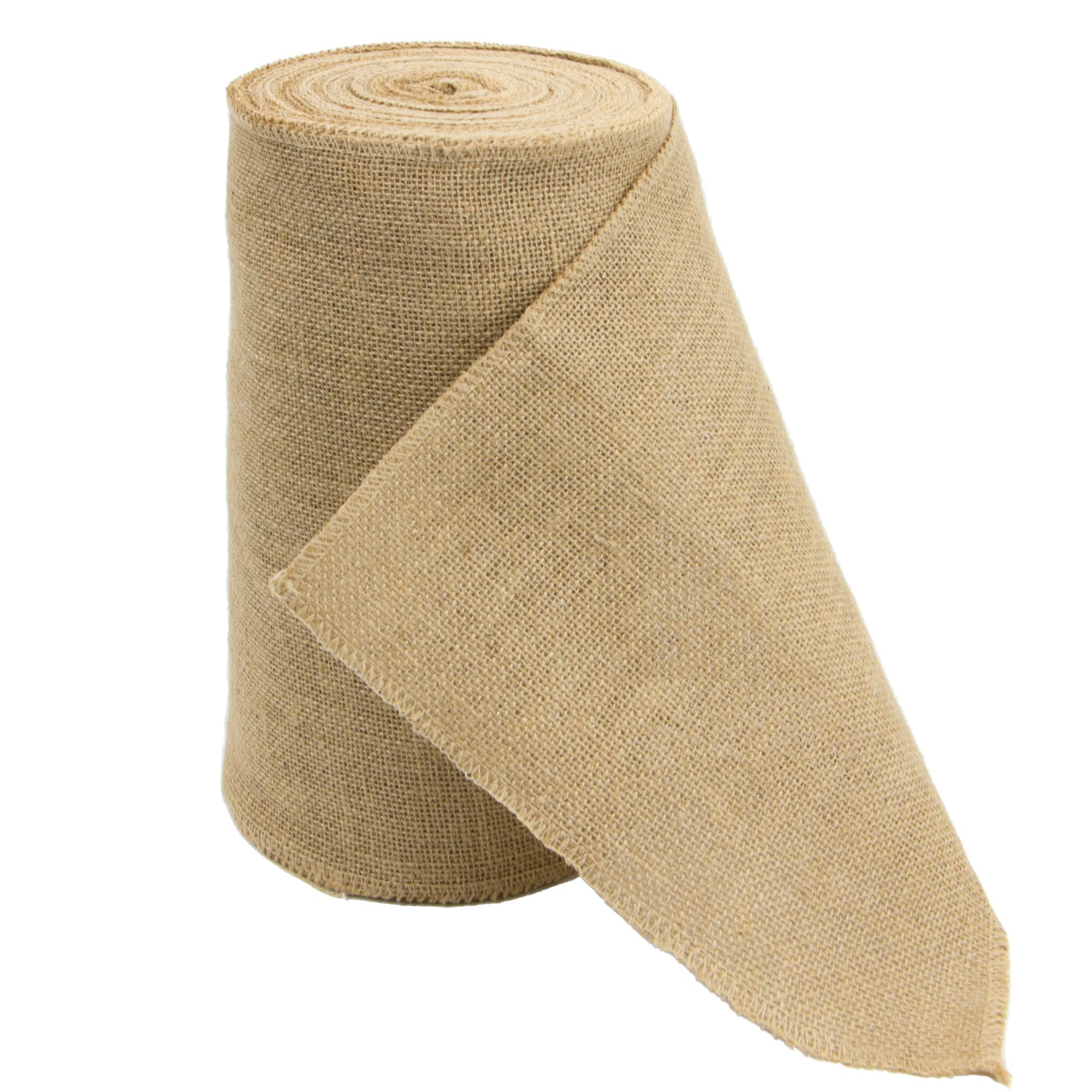 Time to Sparkle 30cmx20M Hessian Roll Table Runner Rustic Burlap Fabric Sewed Edge Vintage Shabby Chic