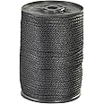 1/4", 1,150 lb, Black Solid Braided Nylon Rope