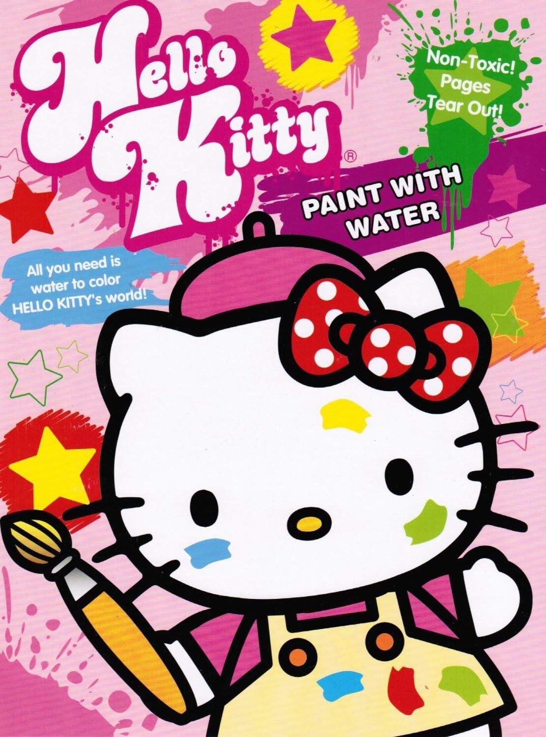 Hello Kitty Paint With Water Book Rainbow Figures Amazon Canada