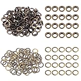Swpeet 400Pcs - 200Sets 3/10" (8mm) Hole Gun-Black