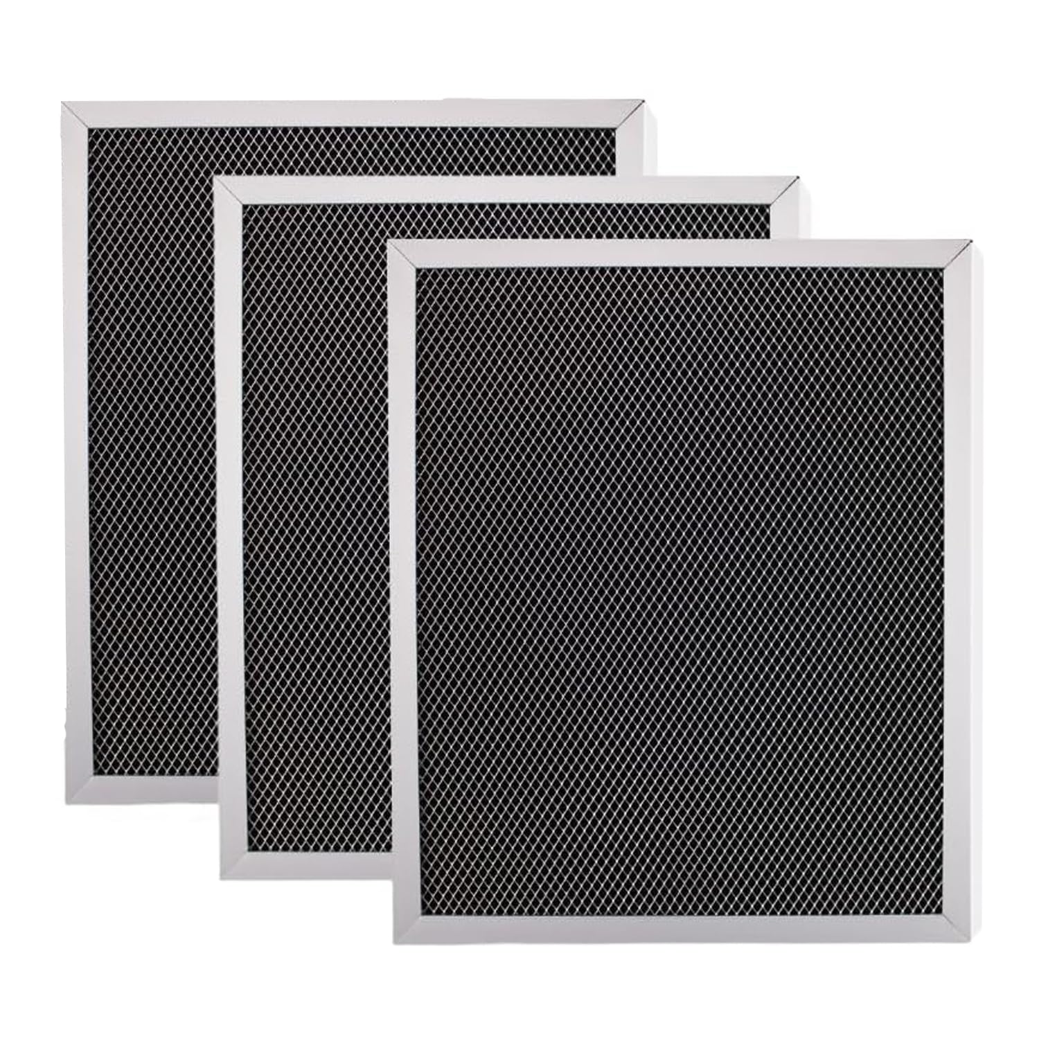 Photo 1 of 3Pack 97007696 Range Hood Filter Replacement Grease Filter Compatible with B-roan N-autilus and K-enmore Stove Vent Fan Charcoal Filter (10.5 X 8.75IN)