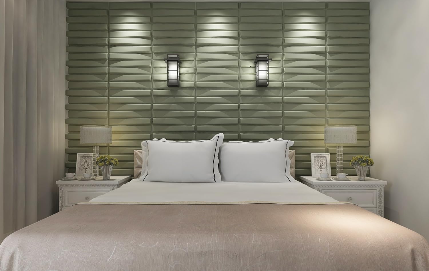 3d Wall Panels Paintable Plant Fiber Design Interior Modern Wall Decor Home Living Room Patio Bedroom Wallpapers 12pack