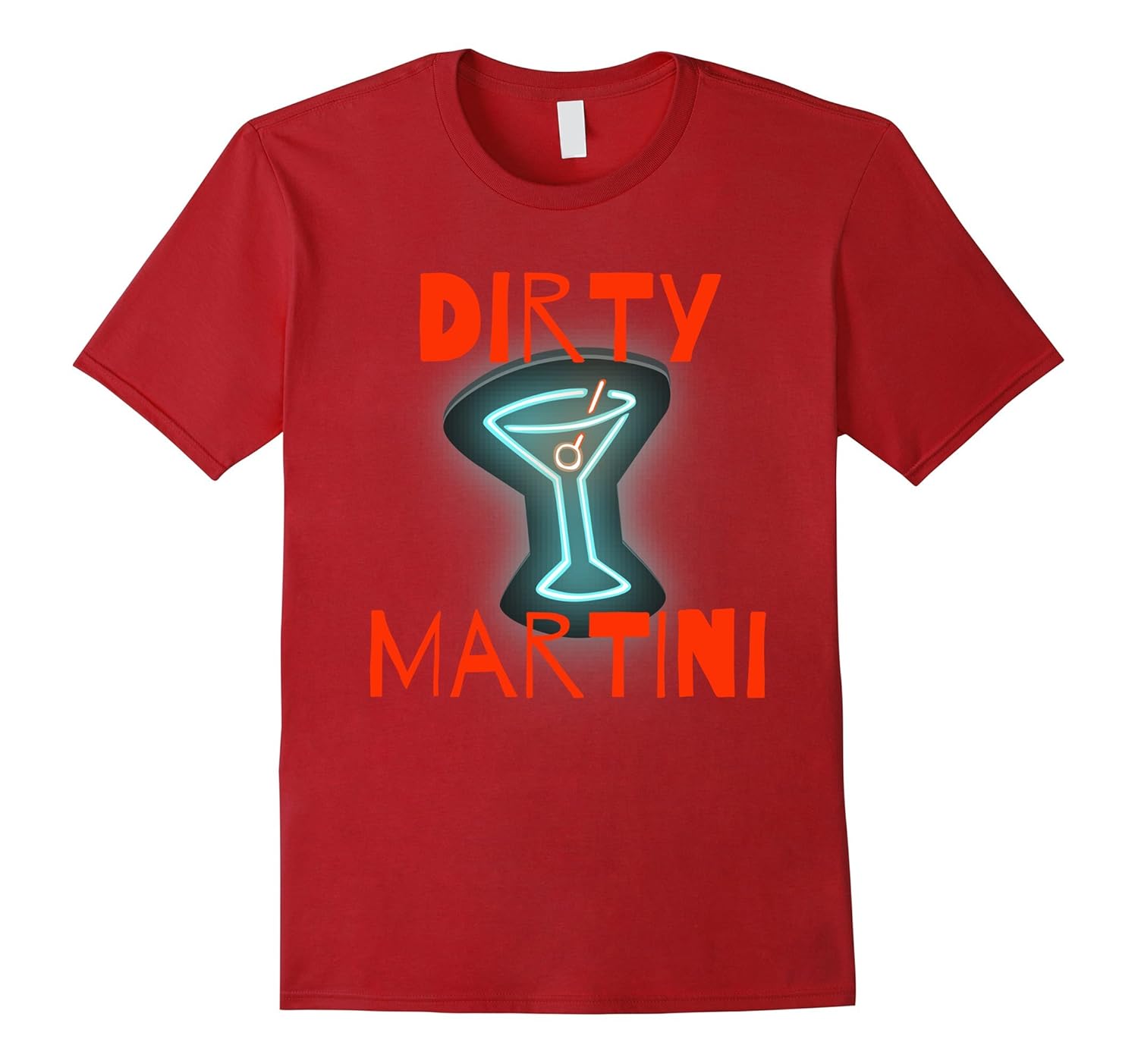 Dirty Martini Funny TShirt Cocktail Bar Joke Tee ShirtCL Colamaga