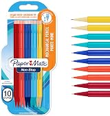Paper Mate Non-Stop Mechanical Pencil 0.7mm HB Assorted Barrel Colors 10