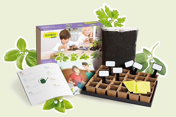 SEMBRA - juego educativo, Kit huerto Aromáticas: Amazon.es: Jardín