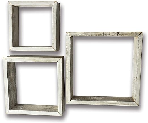 Amazon Com Farmhouse Style Rustic Wood Shadow Box Frames