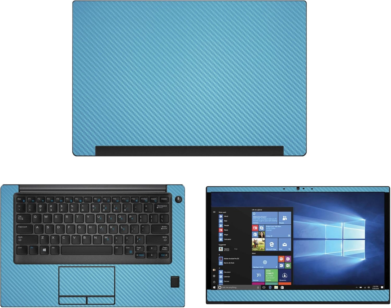 Decalrus Protective Decal for Dell Latitude 7480 (14