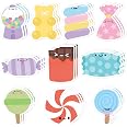ANGOLIO Candy Party Sticky Notes - 30 Pack Cute Candy Pattern Notepads, Summer Theme Memo Pads For School, Teacher Gifts - View #3