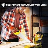 Edasion 20W LED Rechargeable Work Light 3000LM IP65 Waterproof Floodlight view 3