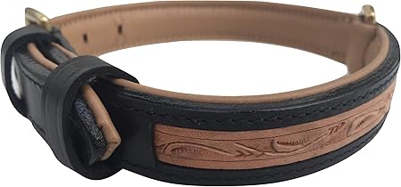 custom tooled leather dog collars