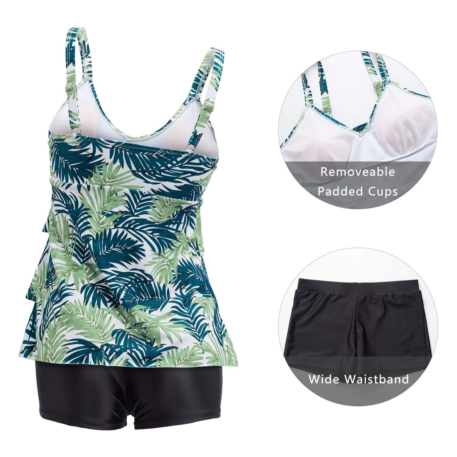 tank top and shorts bathing suit