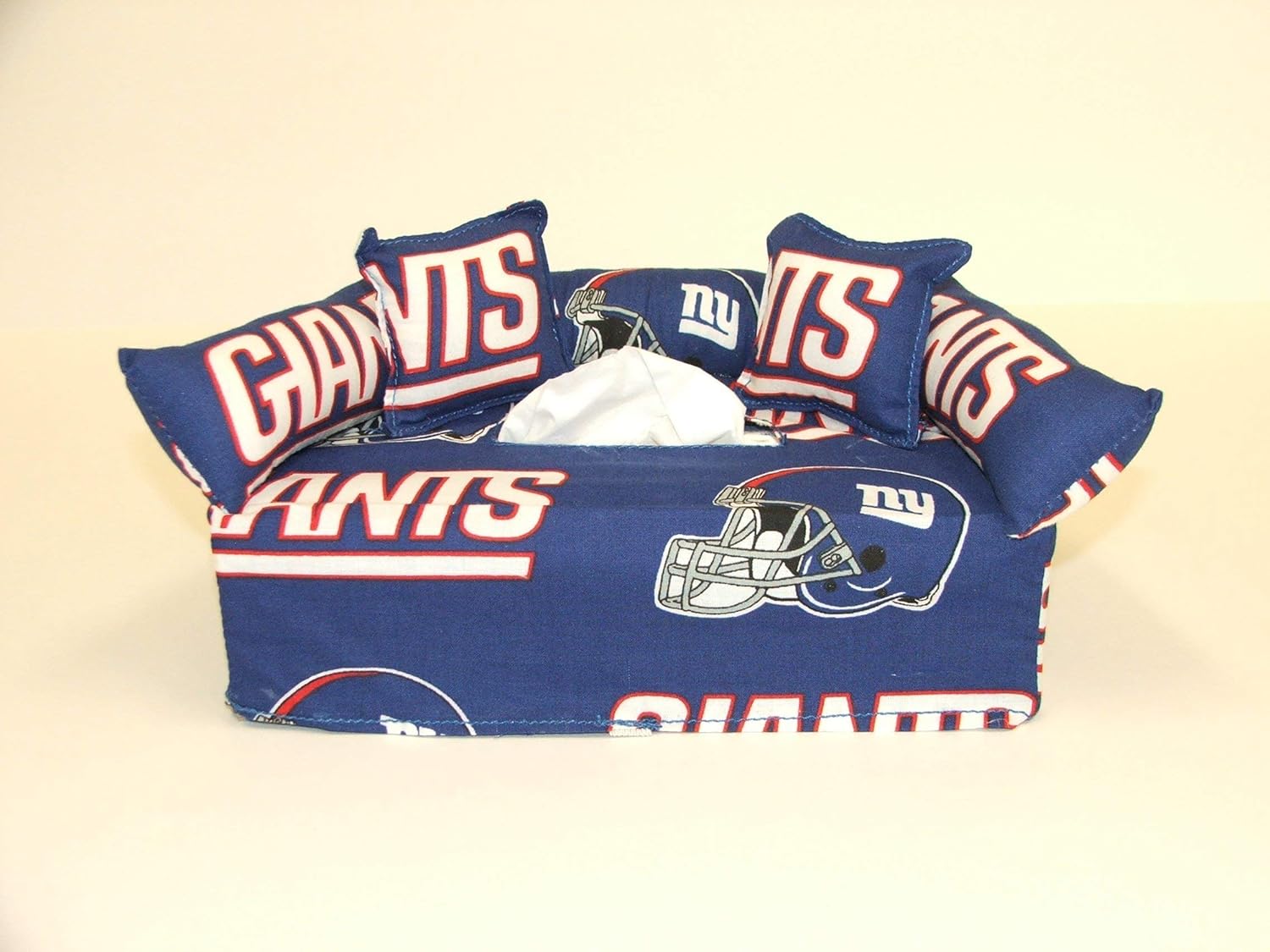 Amazon Com New York Giants Nfl Licensed Fabric Tissue Box Cover