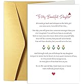 Poem Daughter Birthday Card from Mom Dad Parents, Sentimental Birthday Card for Adult Daughter, I Am Endlessly Proud of You