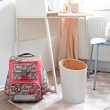 Kazai Bennet Design Paper Bin White Wood Veneer Office Trash Can view 5