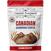 Canadian Sourdough Starter Culture – Dehydrated Sourdough Starter Kit for Delicious Homemade Sour dough Bread – All-Natural, 