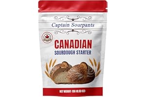 Canadian Sourdough Starter Culture – Dehydrated Sourdough Starter Kit for Delicious Homemade Sour dough Bread – All-Natural, 