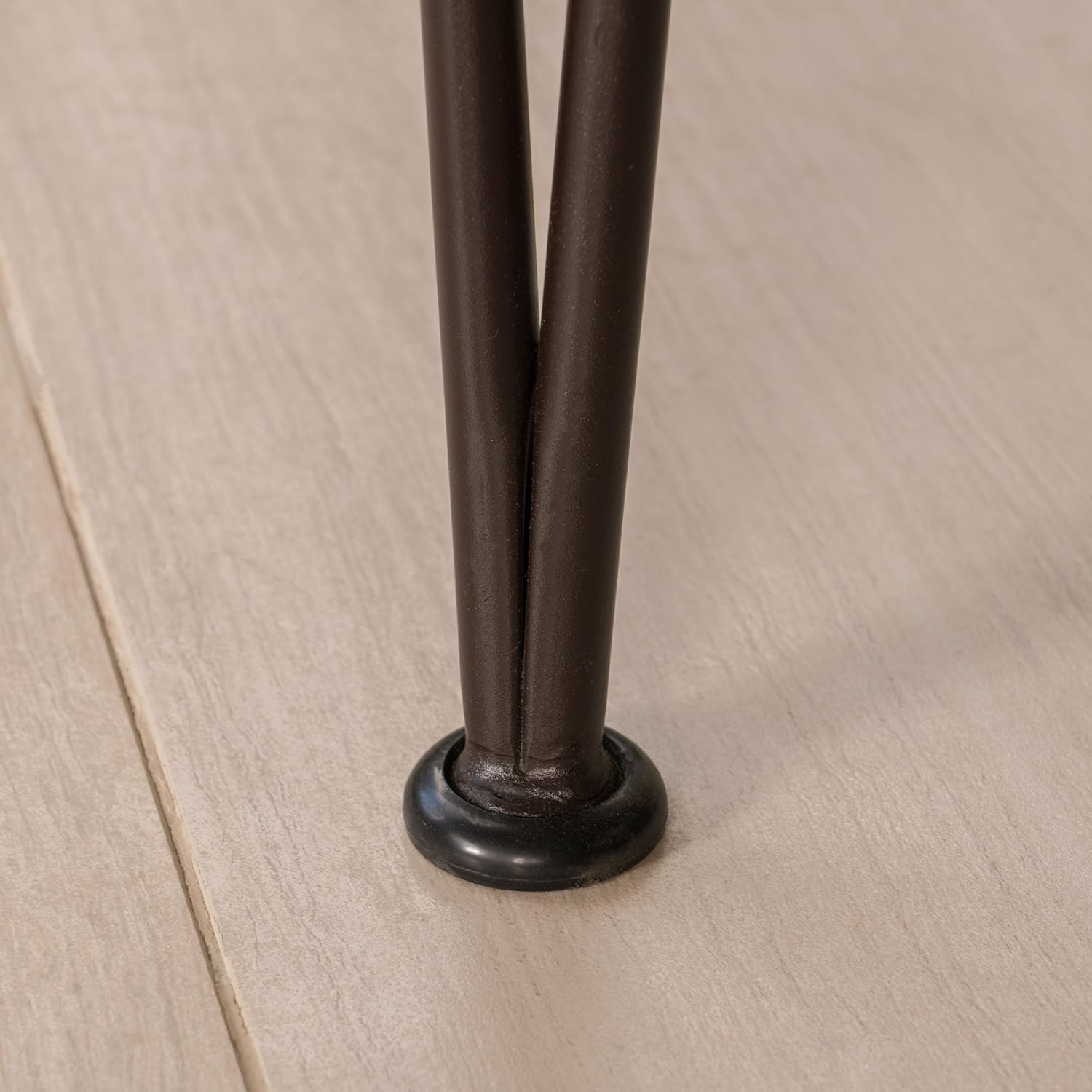 Christopher Knight Home Denali Ouotdoor Industrial Acacia Wood Bar Table with Iron Frame, Teak Finish / Rustic Metal: Furniture & Decor