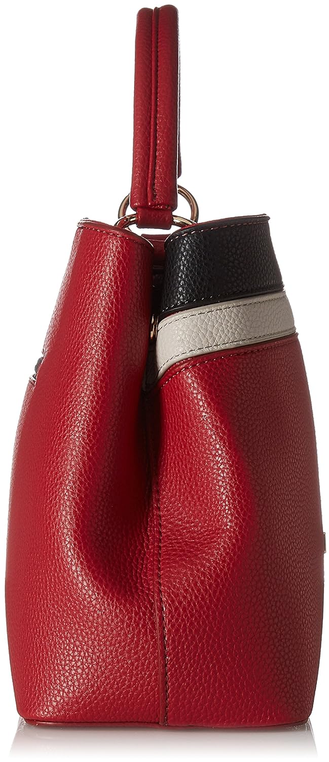 caprese philis women's satchel (red, grey and white) ()