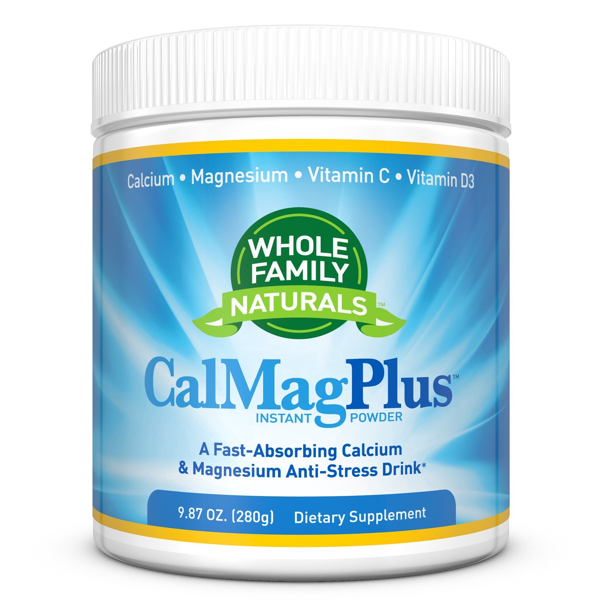 Galleon Calcium Magnesium Powder Supplement CalMag Plus With